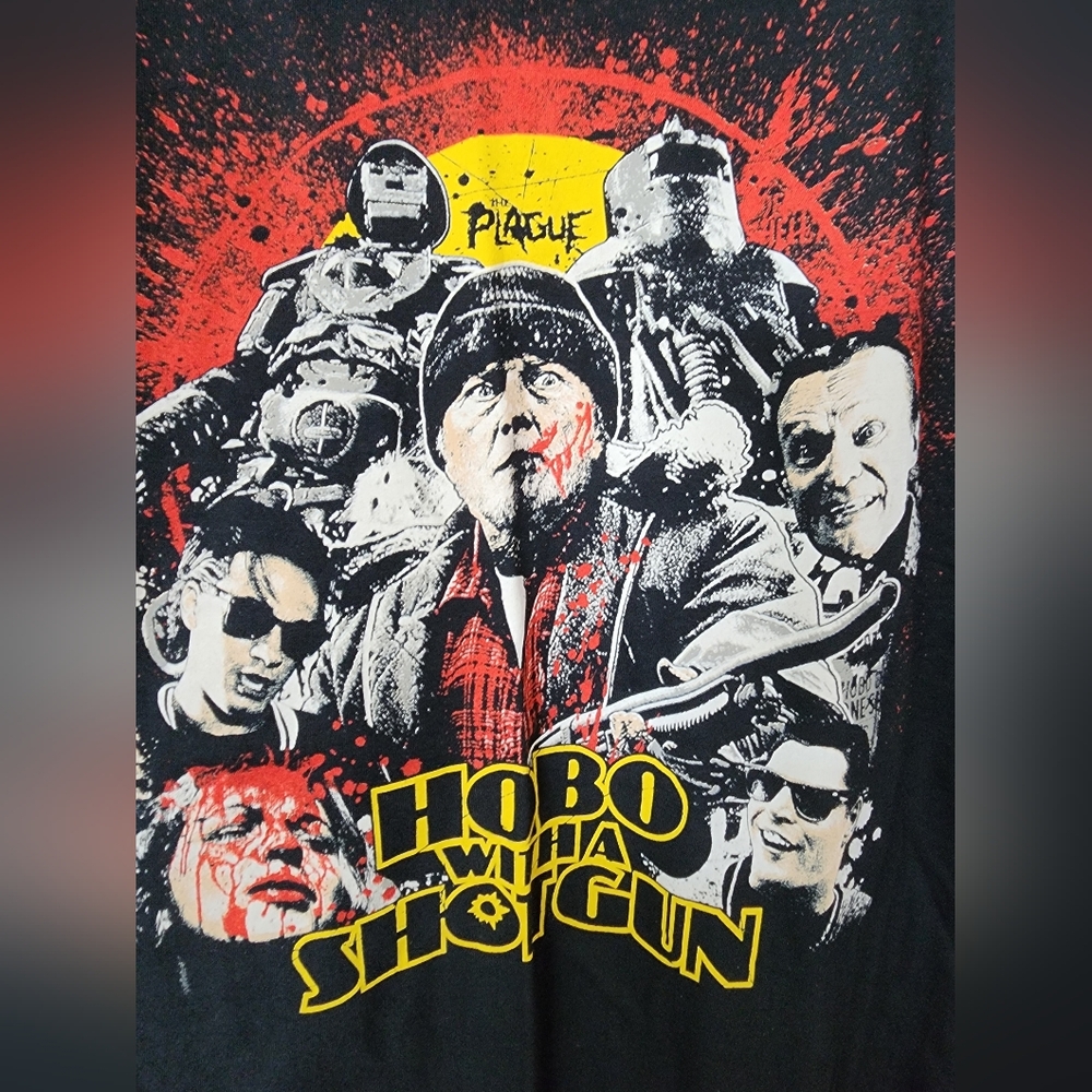 Fright Rags Hobo with a Shotgun Graphic T-Shirt, Cotton